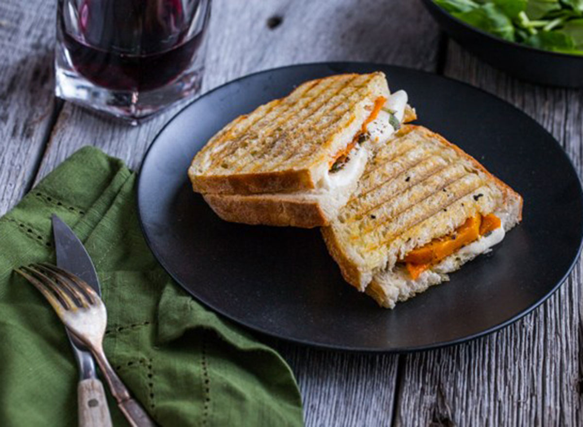 butternut squash panini