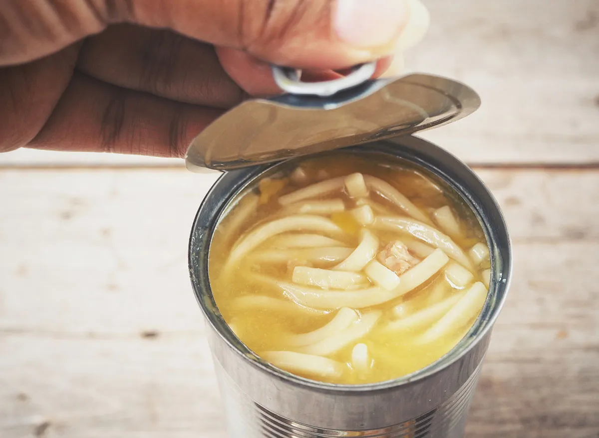 coronavirus shopping list can of soup