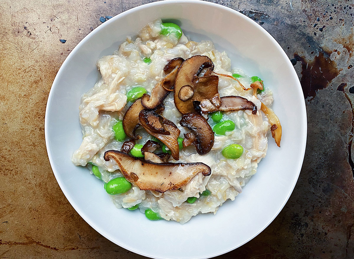 Best Rice Porridge with Chicken and Mushrooms Recipe - How to Make