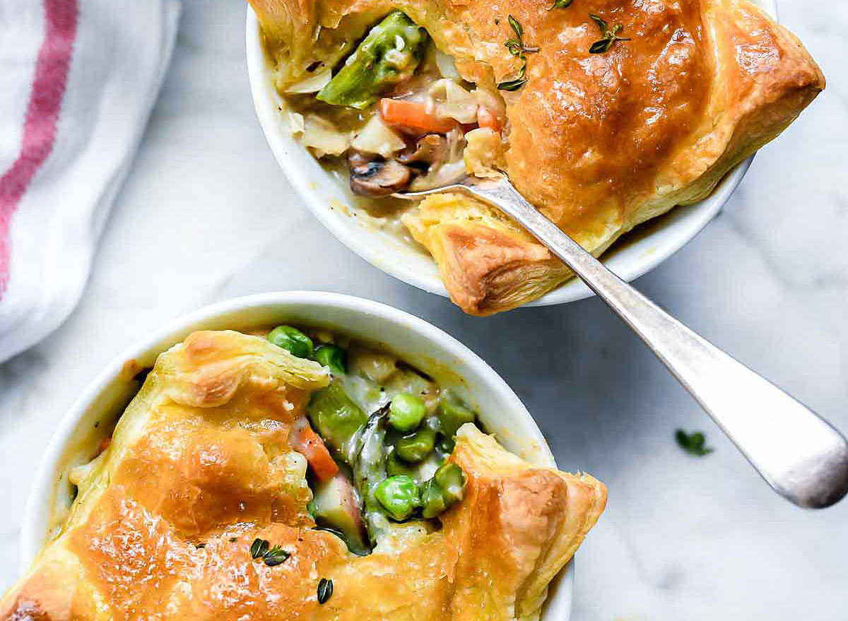 chicken pot pie puff pastry