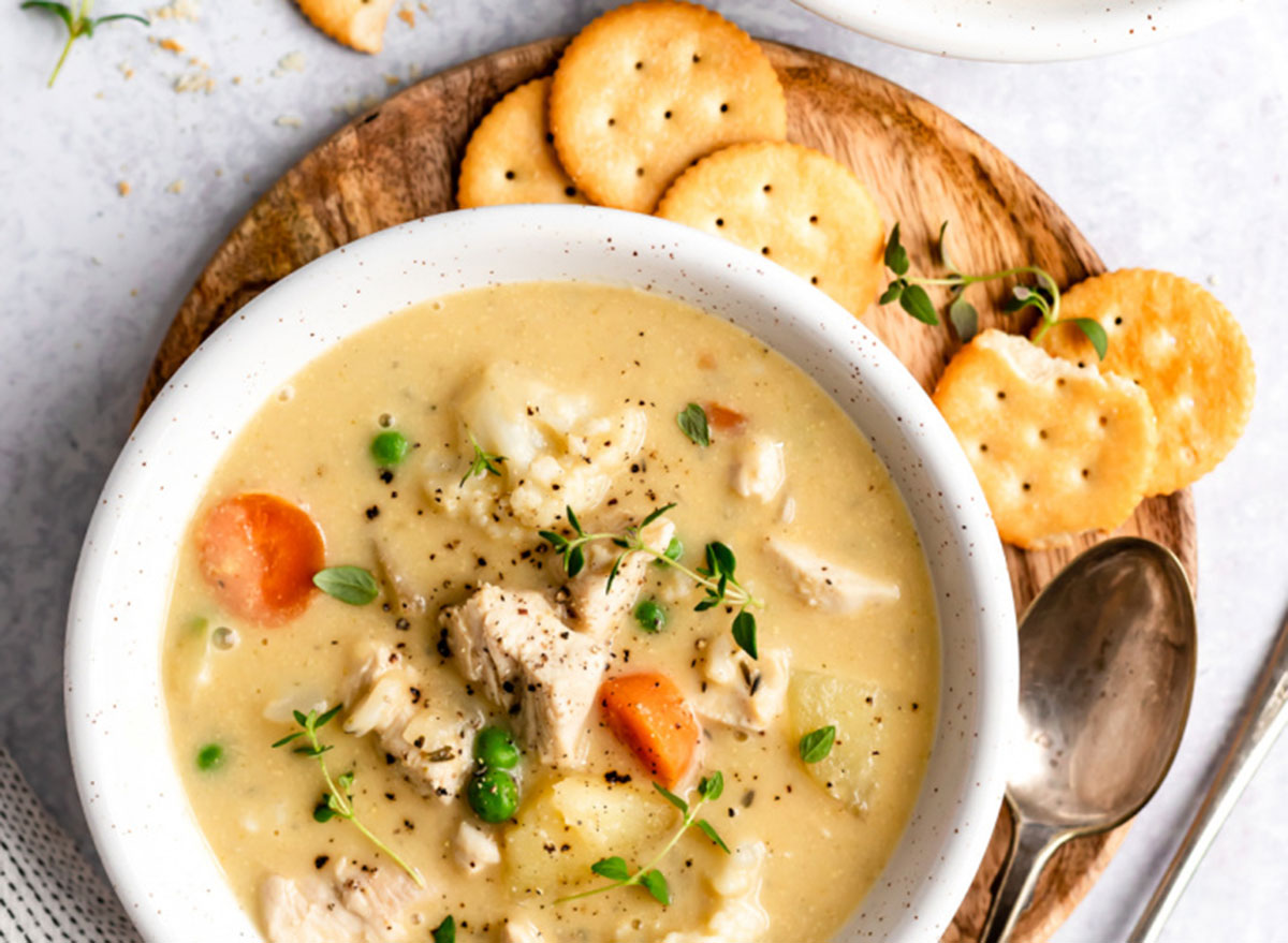 chicken pot pie soup