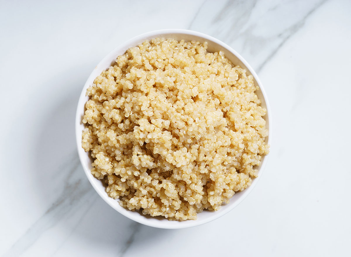 cooked quinoa