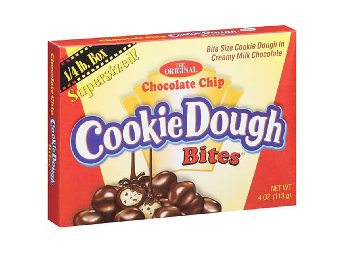 Giant Box of Cookie Dough Bites Over a pound of the popular movie theater  candy. 