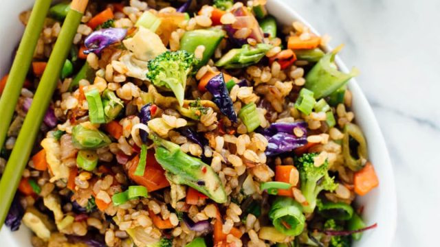 extra vegetable fried rice
