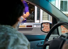 fast food drive thru