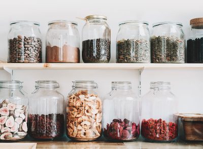 glass jars food storage