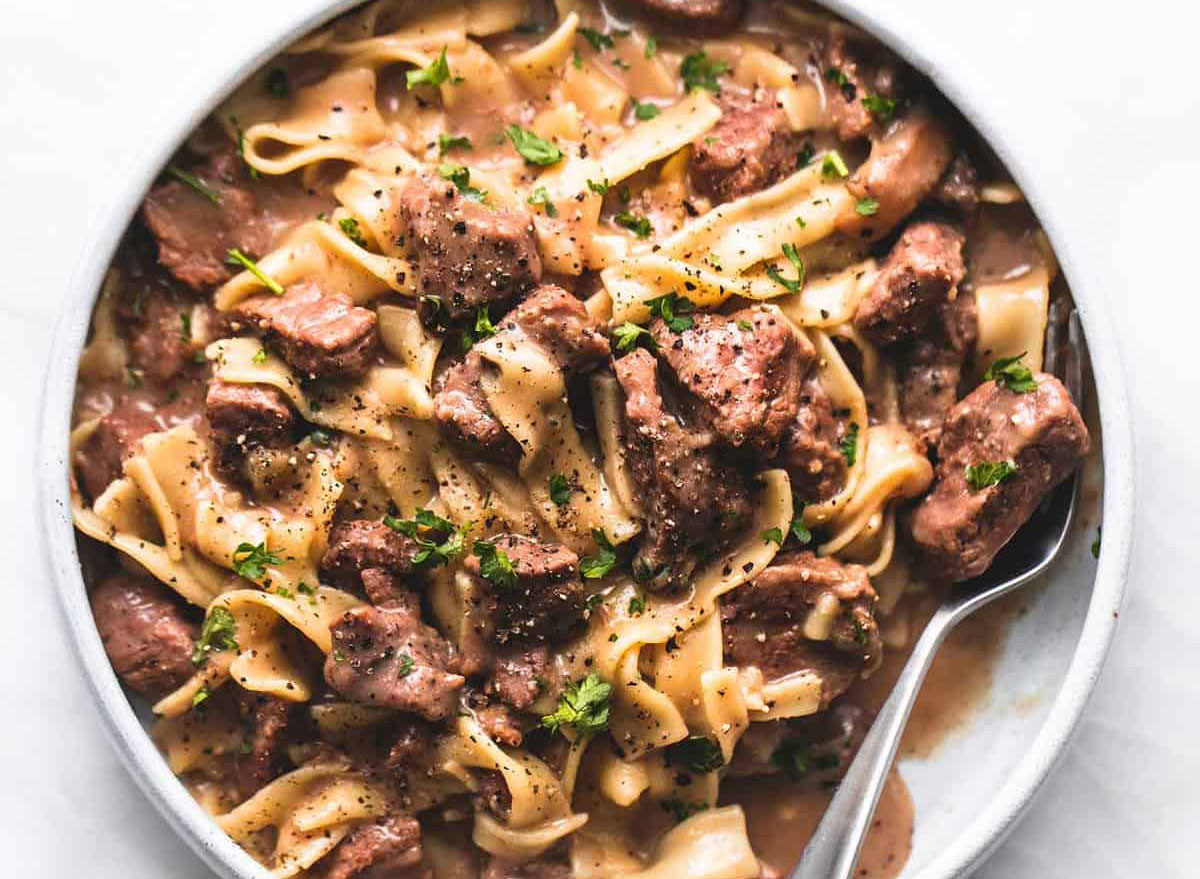 instant pot beef stroganoff