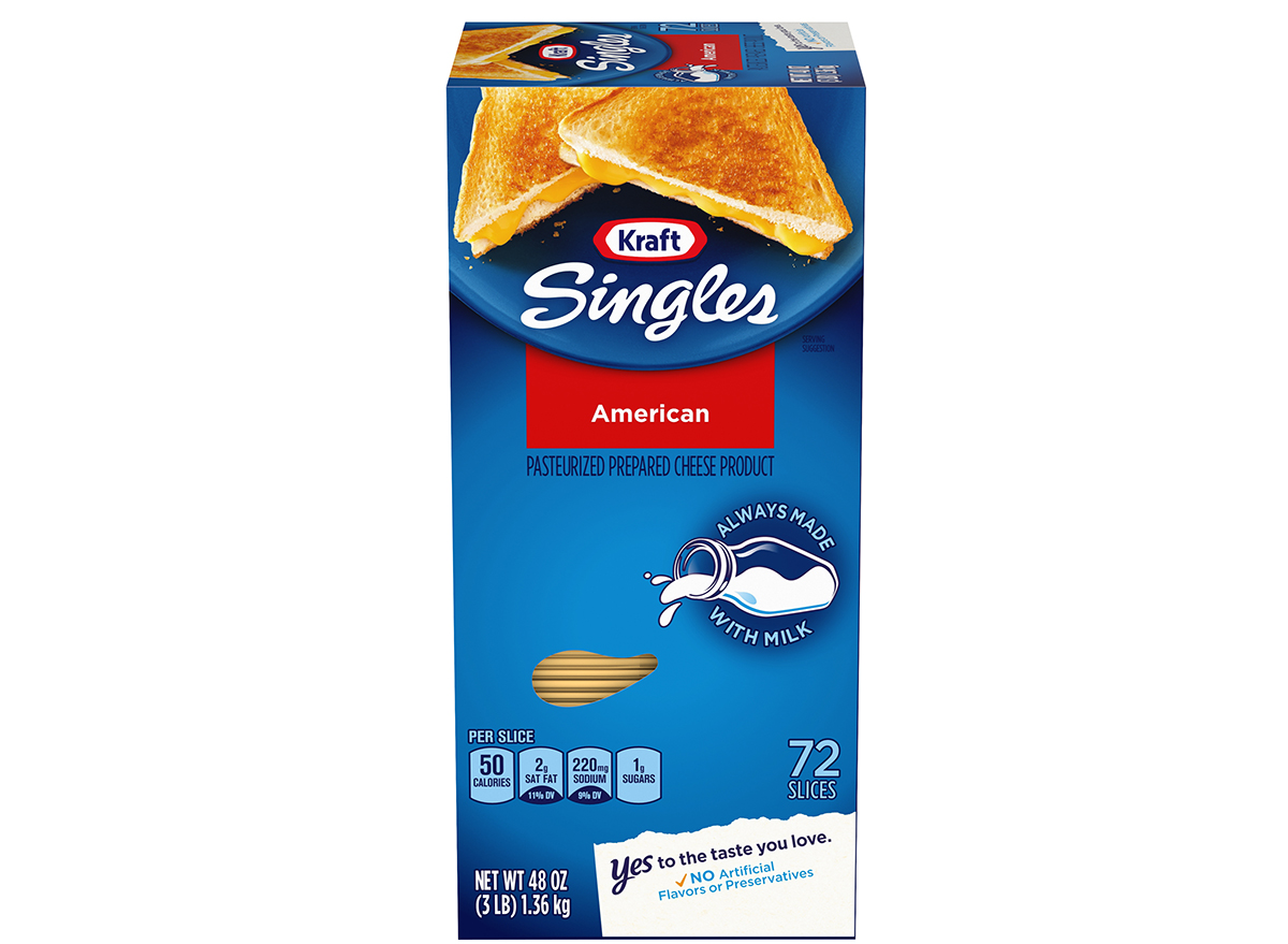 Weight Watchers Cheese Product, American Singles, American