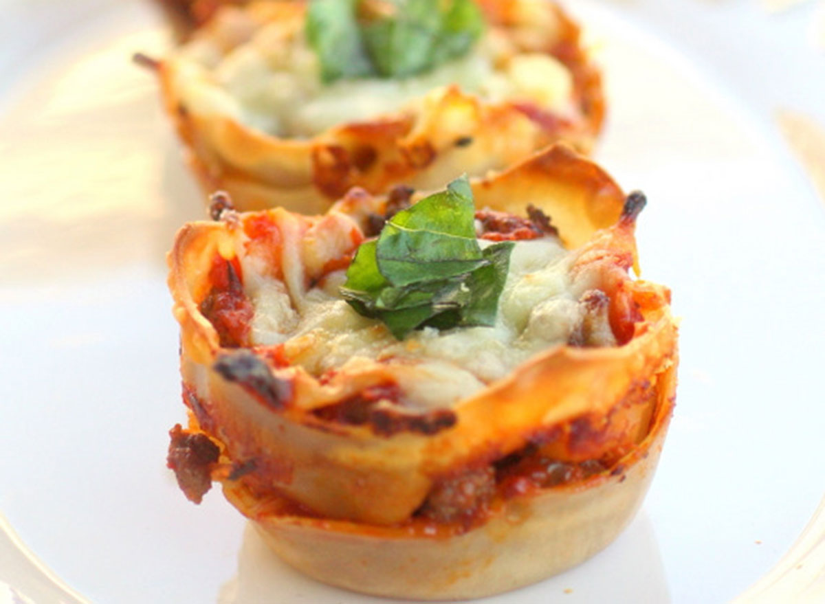 lasagna cupcakes