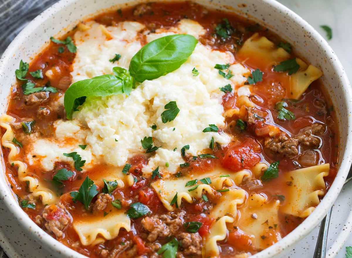 lasagna soup