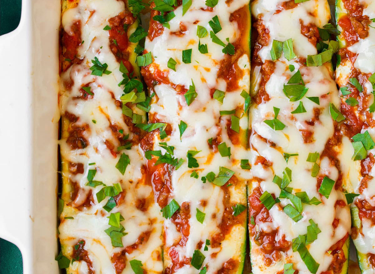 lasagna zucchini boats