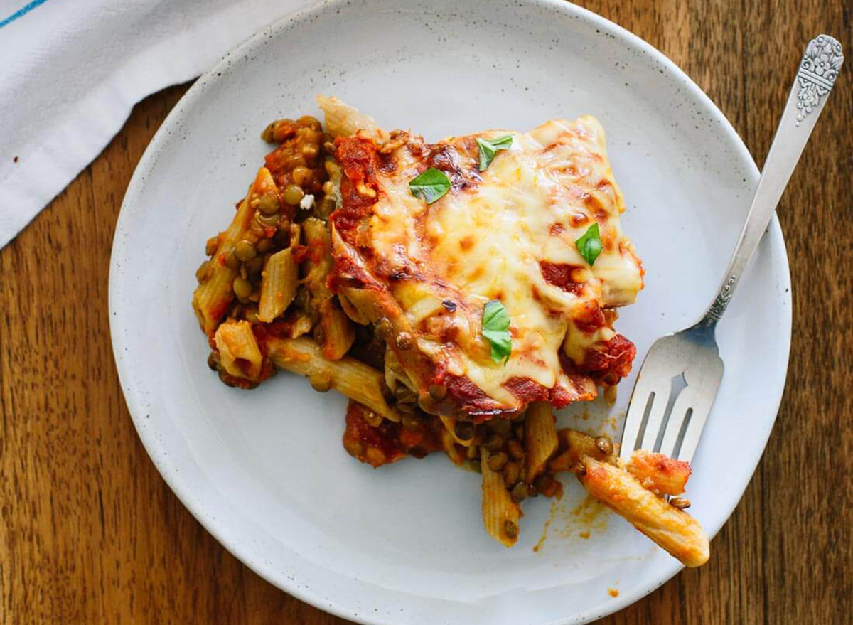 Lentil Baked Ziti recipe from Cookie and Kate