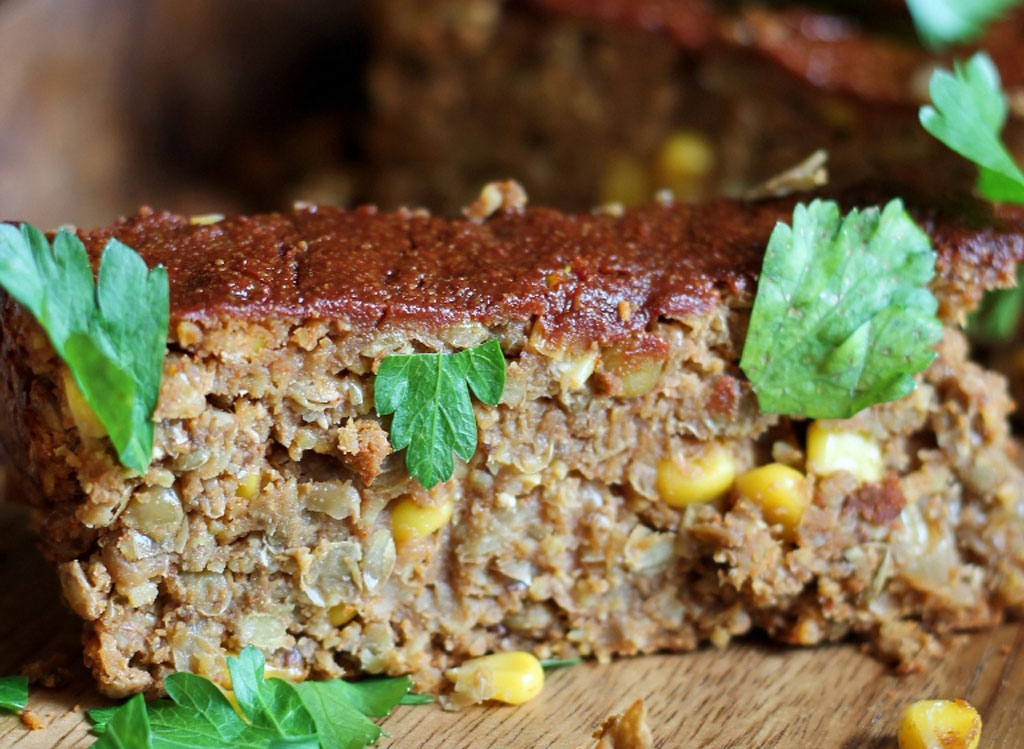 Barbecue Lentil Loaf