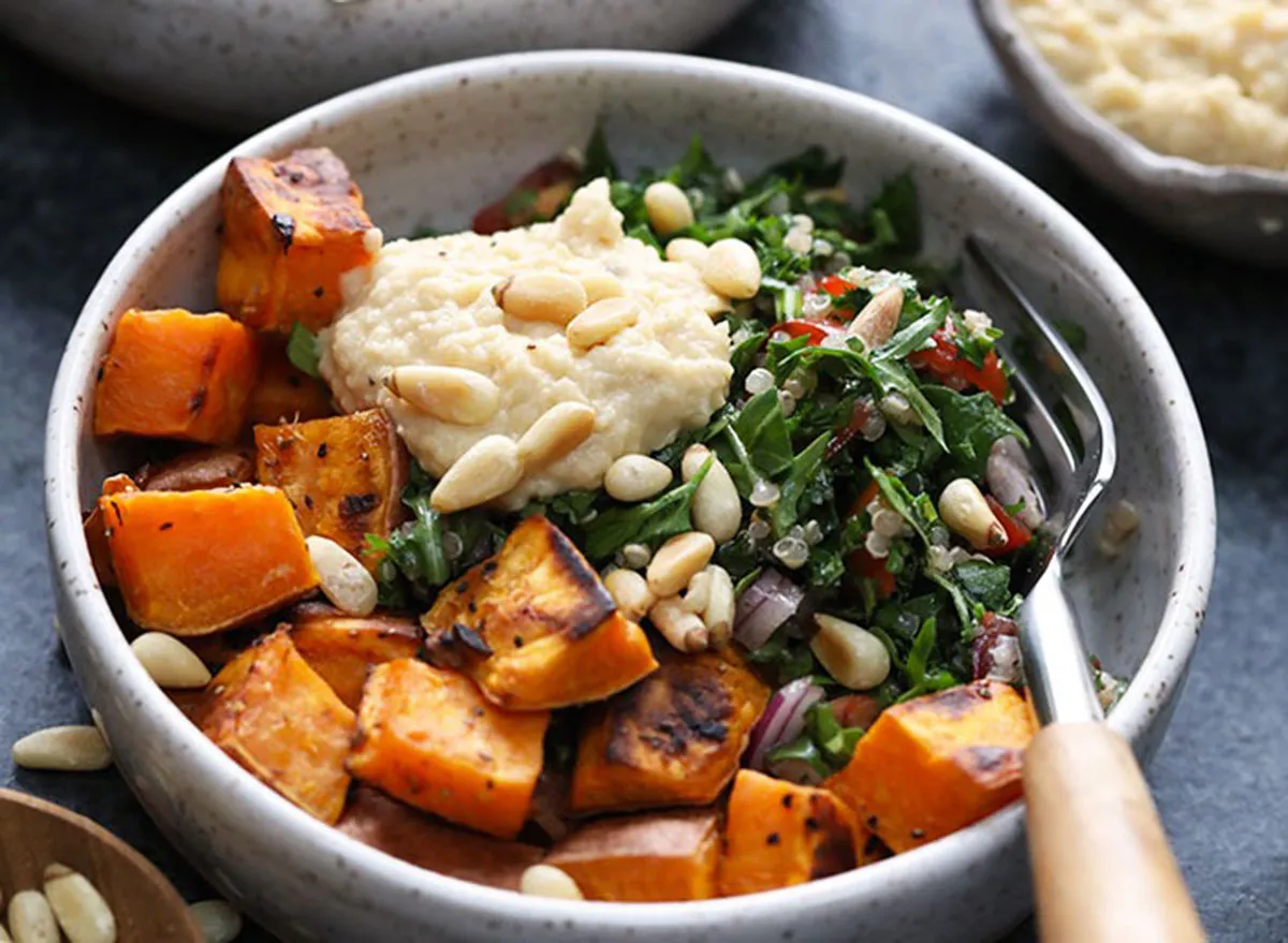 mediterranean buddha bowl