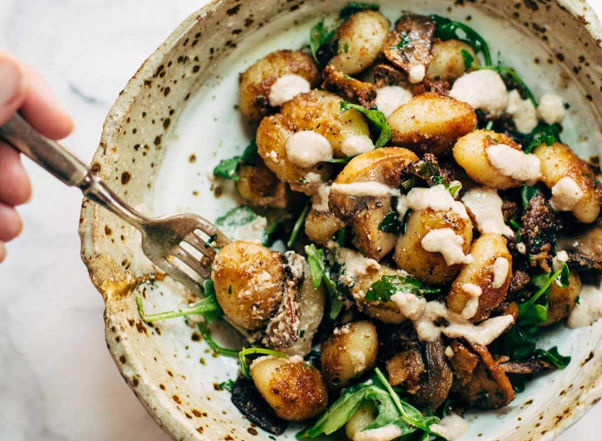 mushroom gnocchi