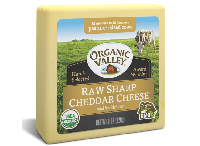 organic valley sharp cheddar