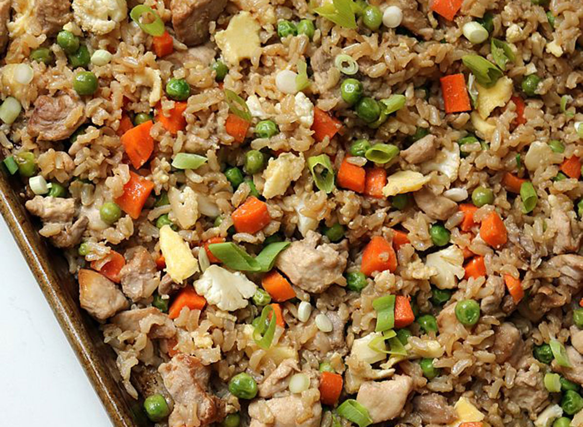 oven baked fried rice
