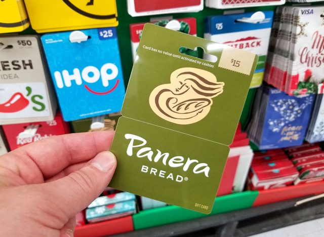 panera bread gift card