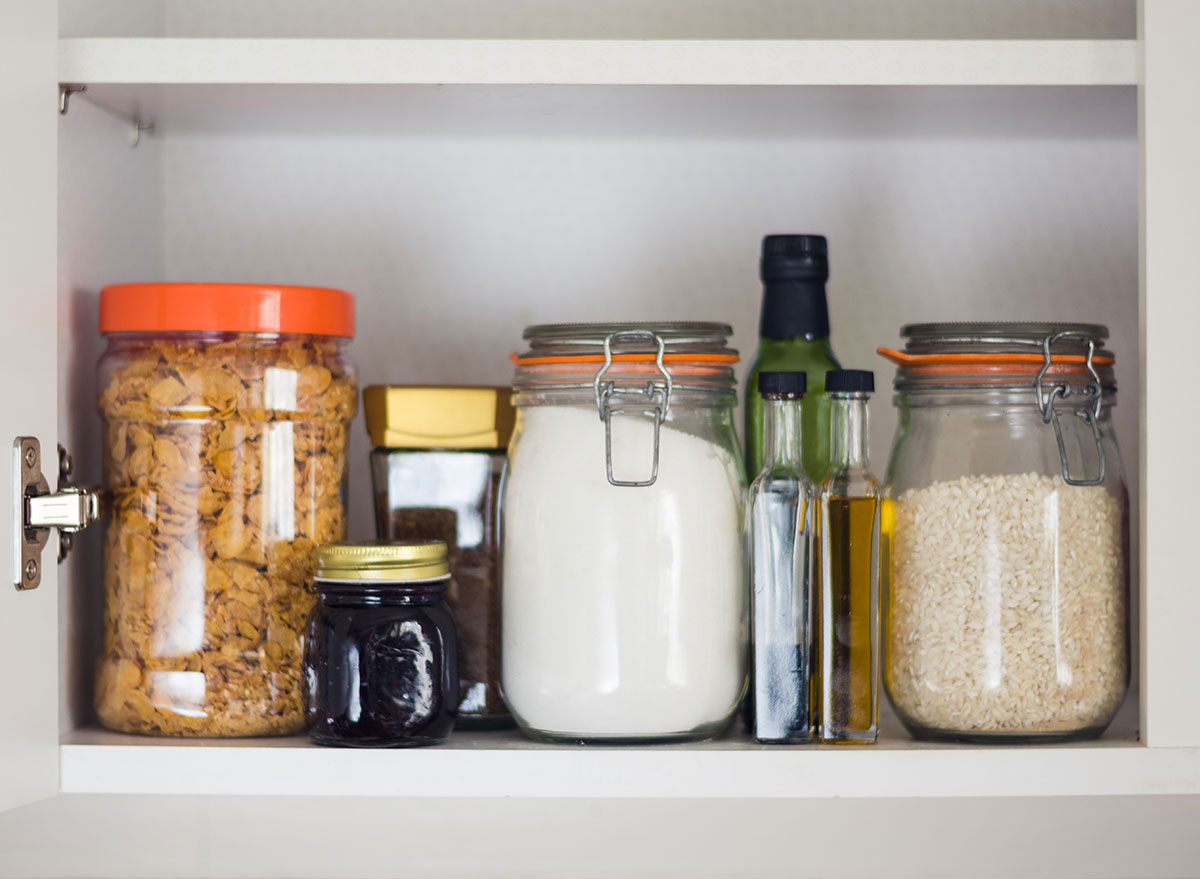 pantry stocked