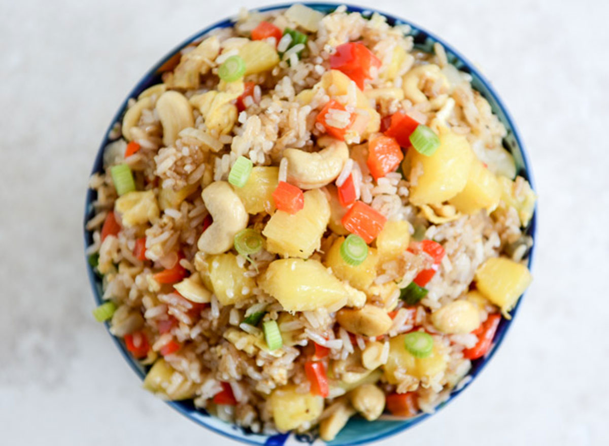 pineapple cashew fried rice