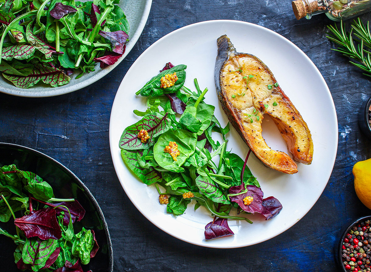 pink salmon salad