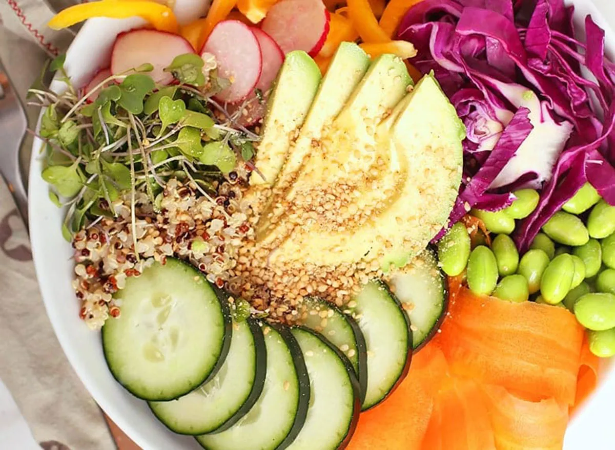 rainbow buddha bowl