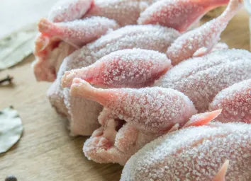 raw frozen chicken