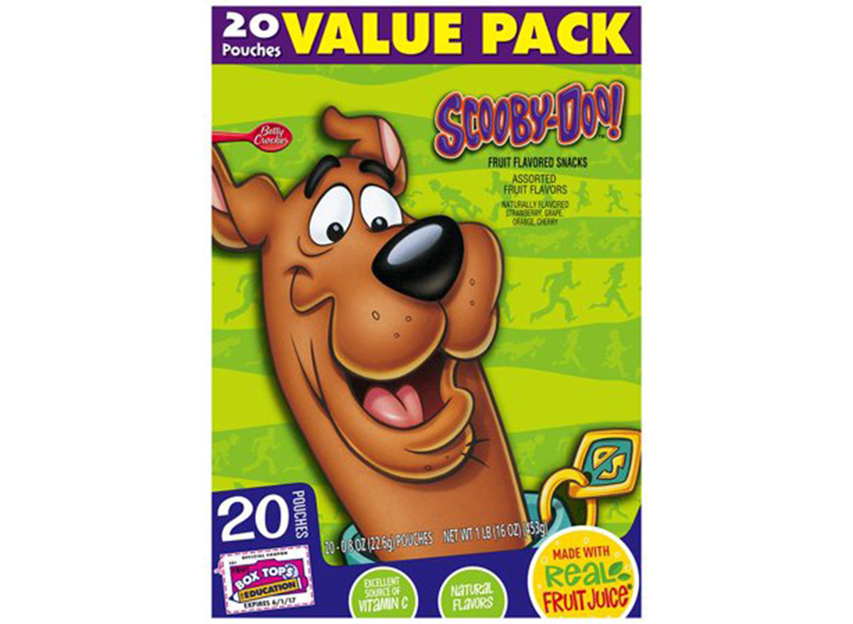 scooby doo fruit snacks