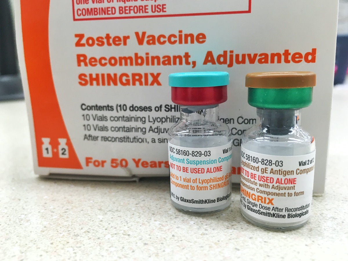 shingrix vaccine bottles are a new shingles vaccines on the market