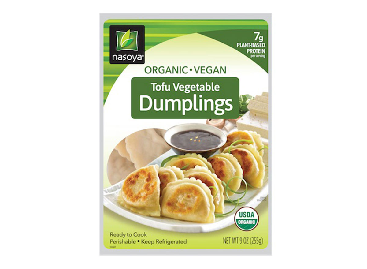 tofu vegetable dumplings