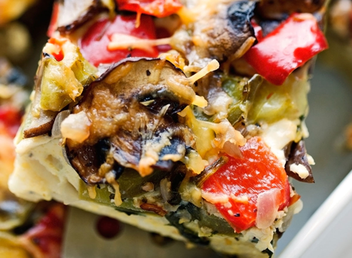 veggie loaded breakfast casserole