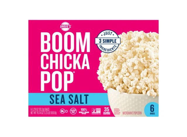 Angies BoomChickaPop Sea Salt Microwave Popcorn
