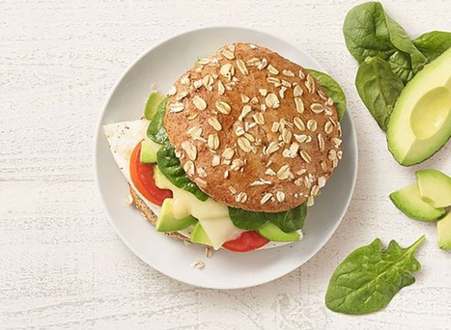Avocado, egg white and spinach sandwich from Panera Bread
