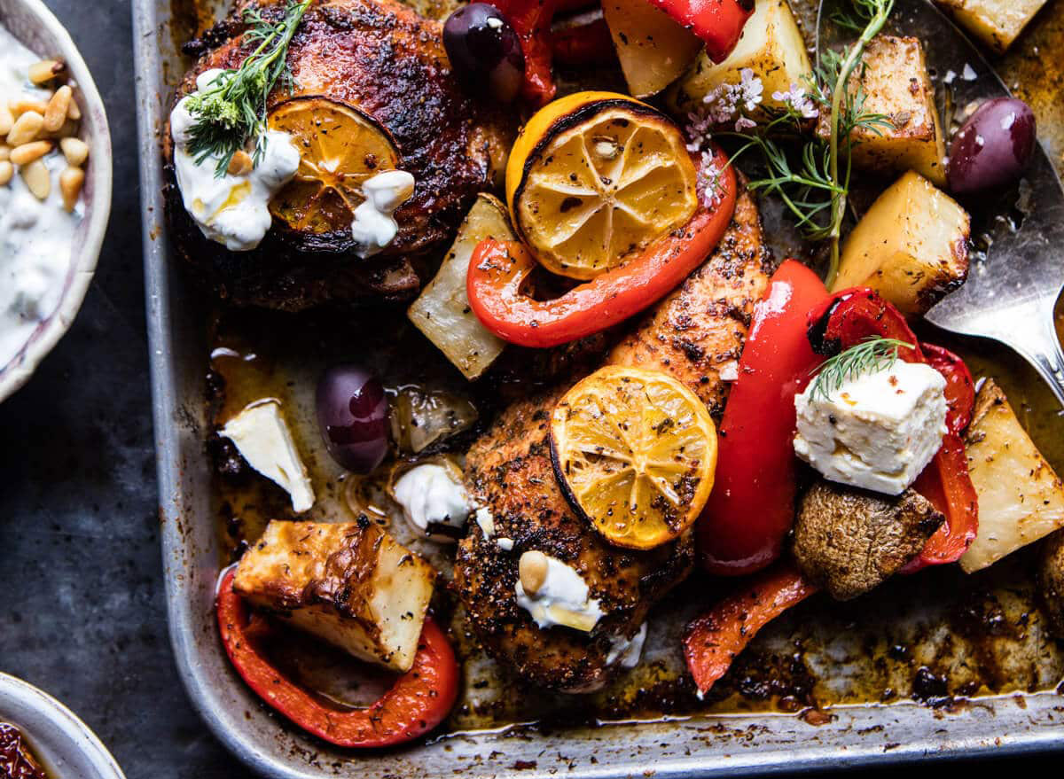 Honey Balsamic Pork & Veggie Sheet Pan Meal - Beautiful Eats & Things