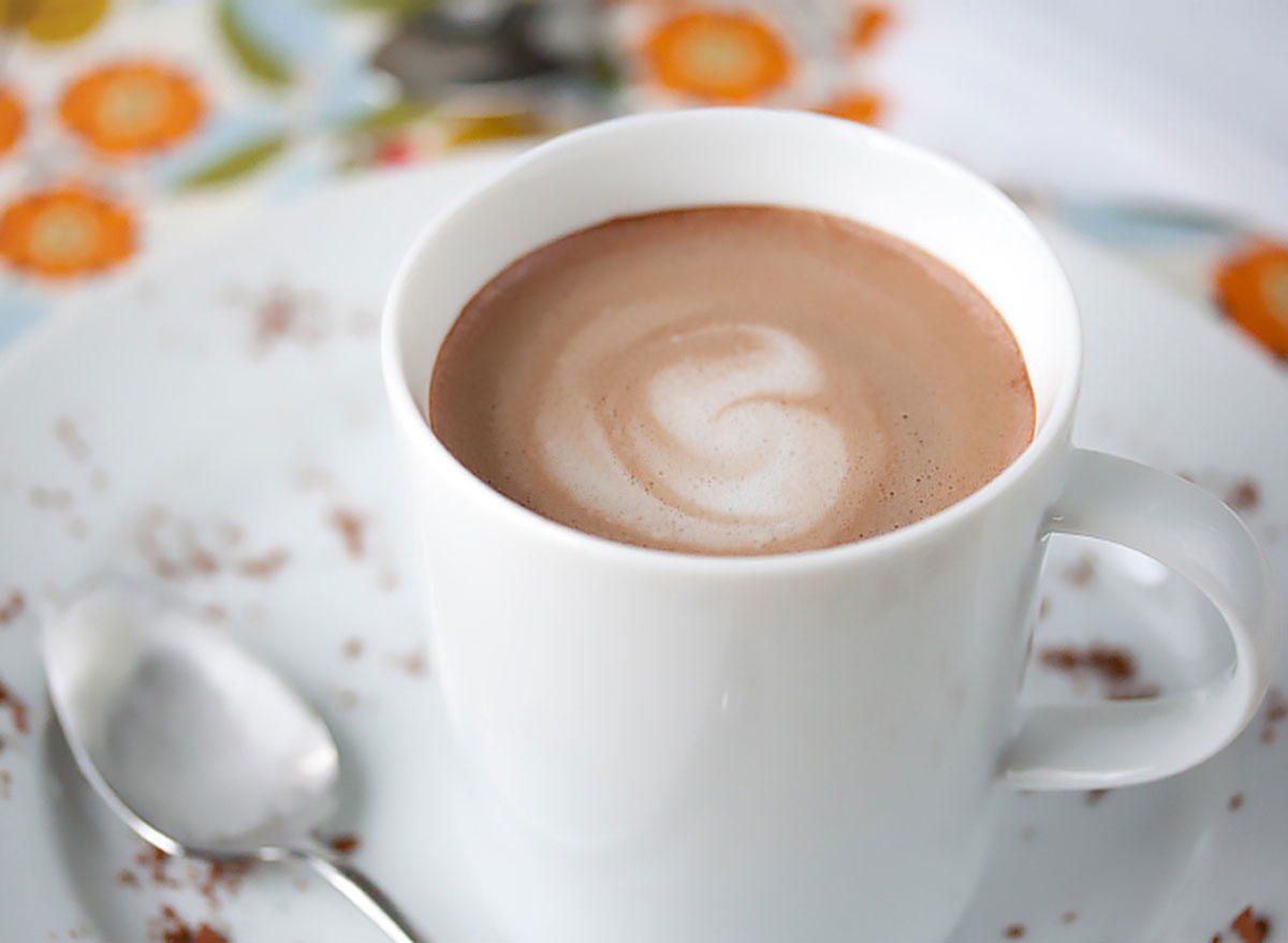 almond milk hot chocolate
