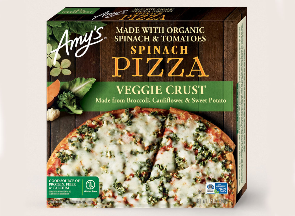 amys spinach pizza