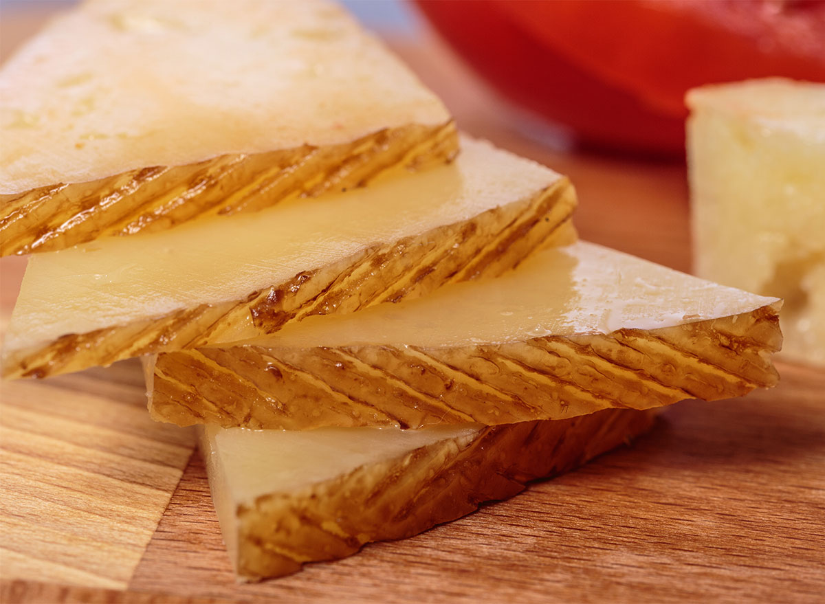 cheese slices with rind
