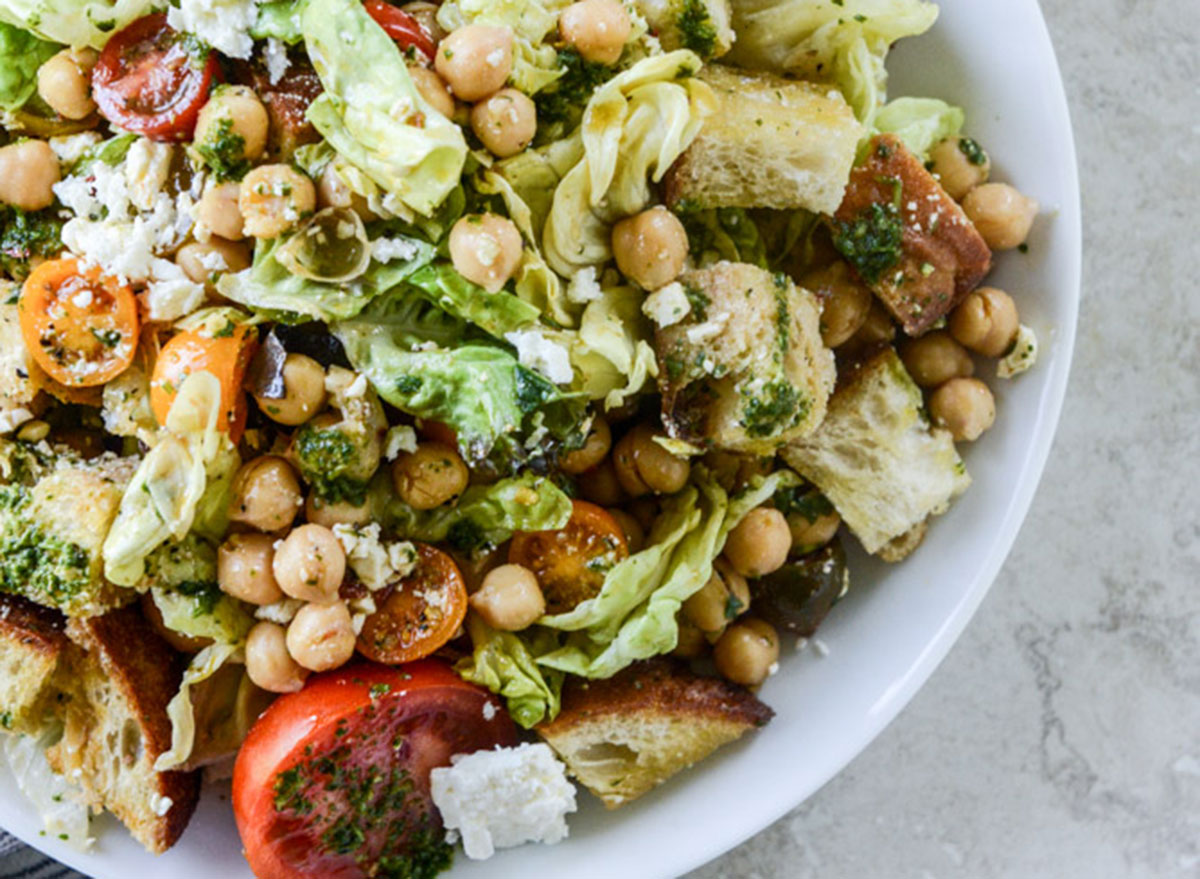 chickpea panzanella