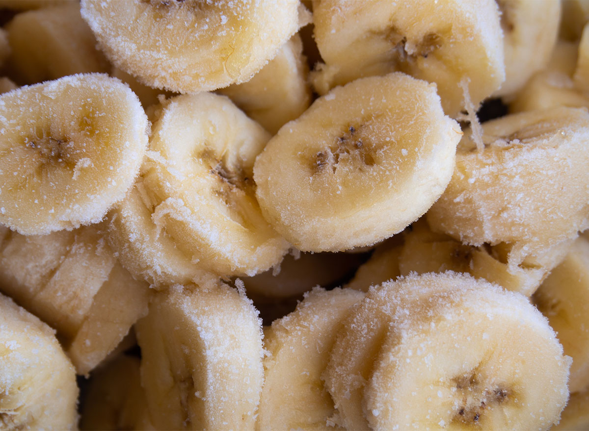 frozen banana slices