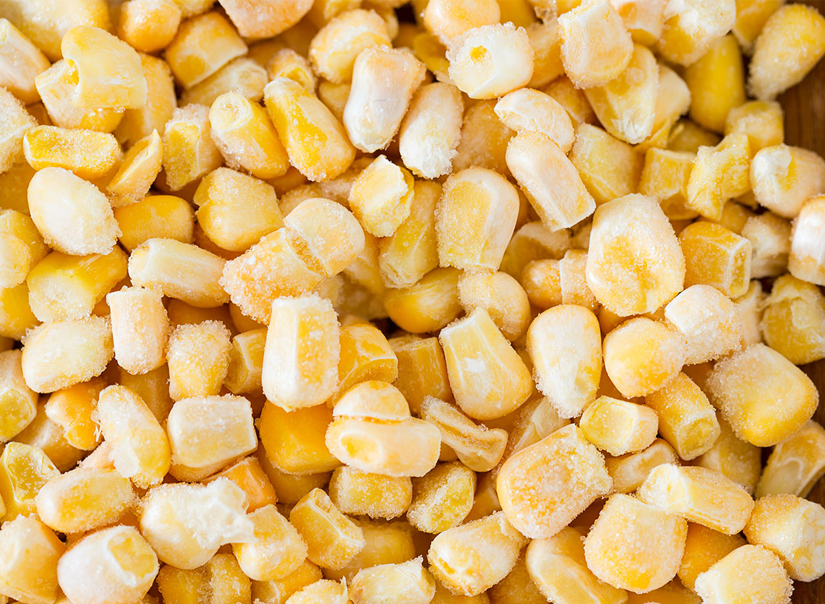 frozen yellow corn