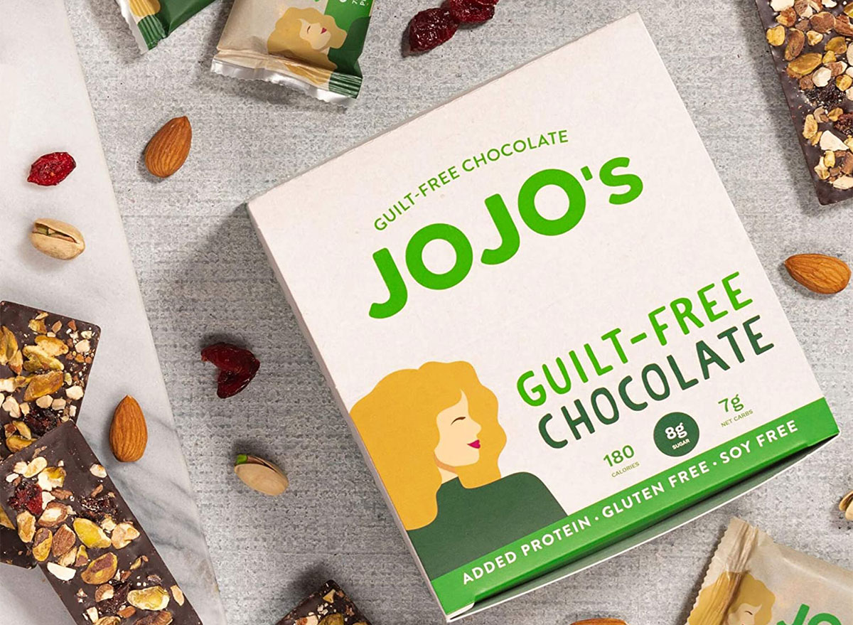 box of jojos chocolate bars