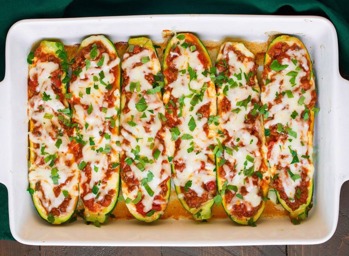 lasagna zucchini boats