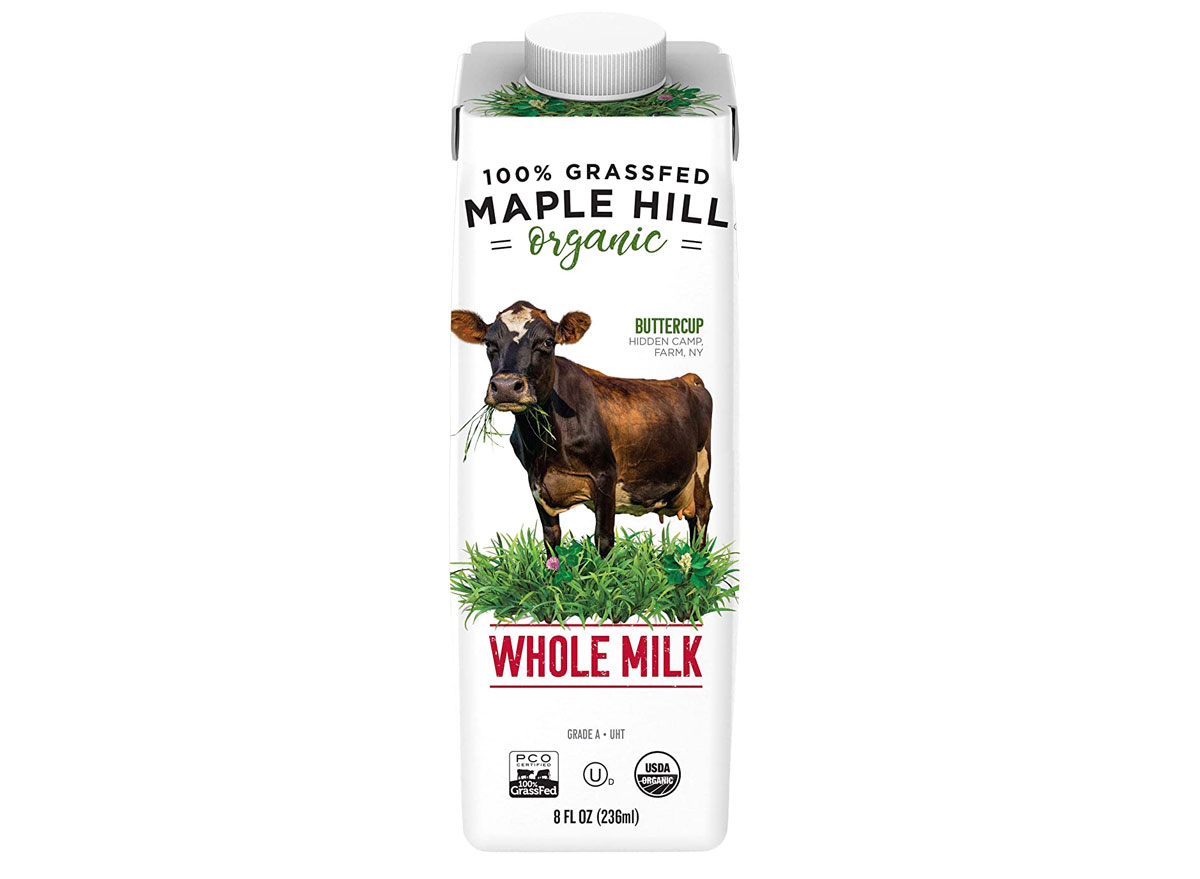 Maple hill organic whole milk boxed