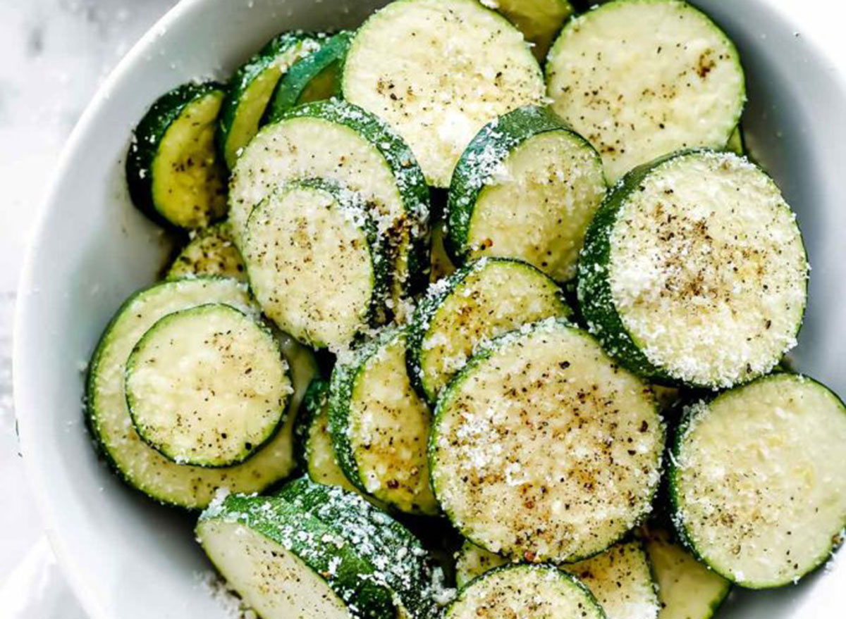 microwave parmesan zucchini