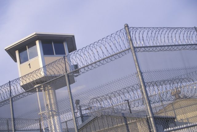 Watch tower at a CA State Prison