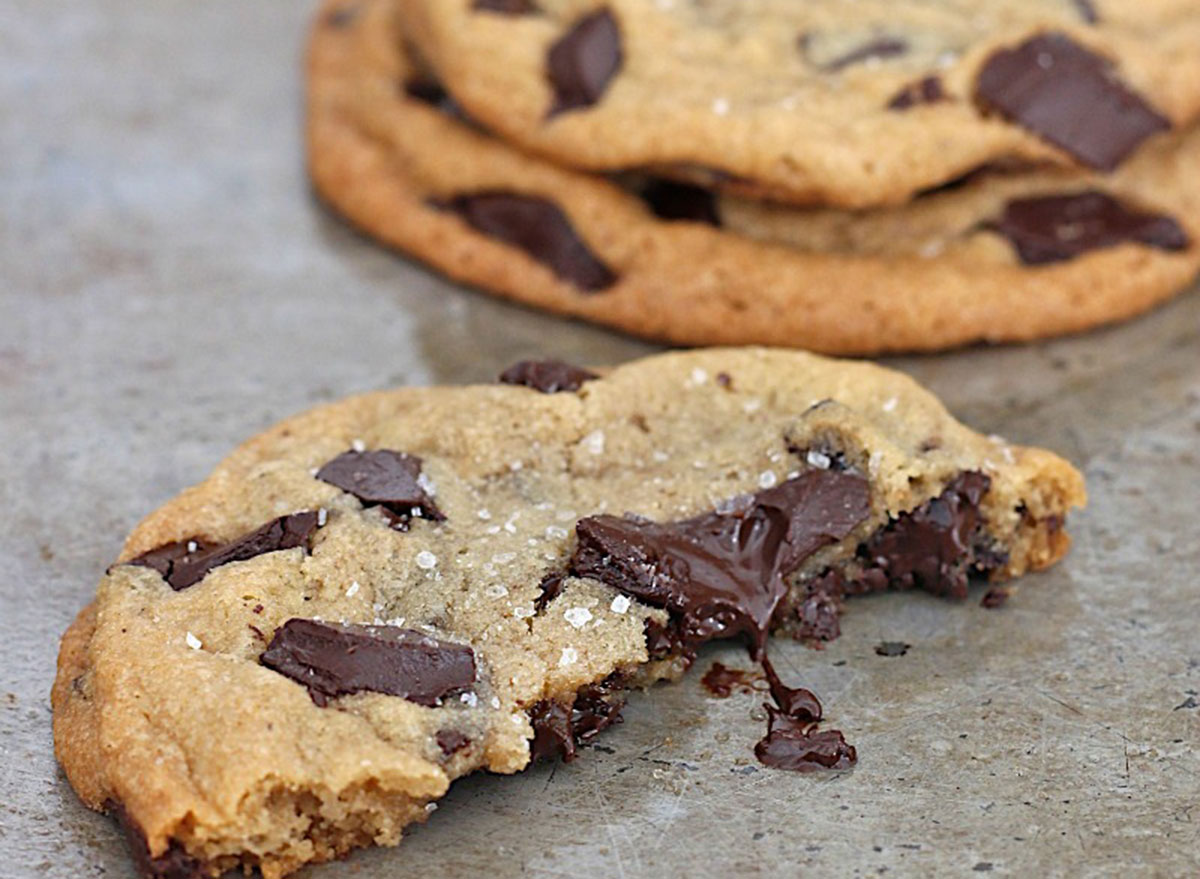 sea salt chocolate chunk cookies