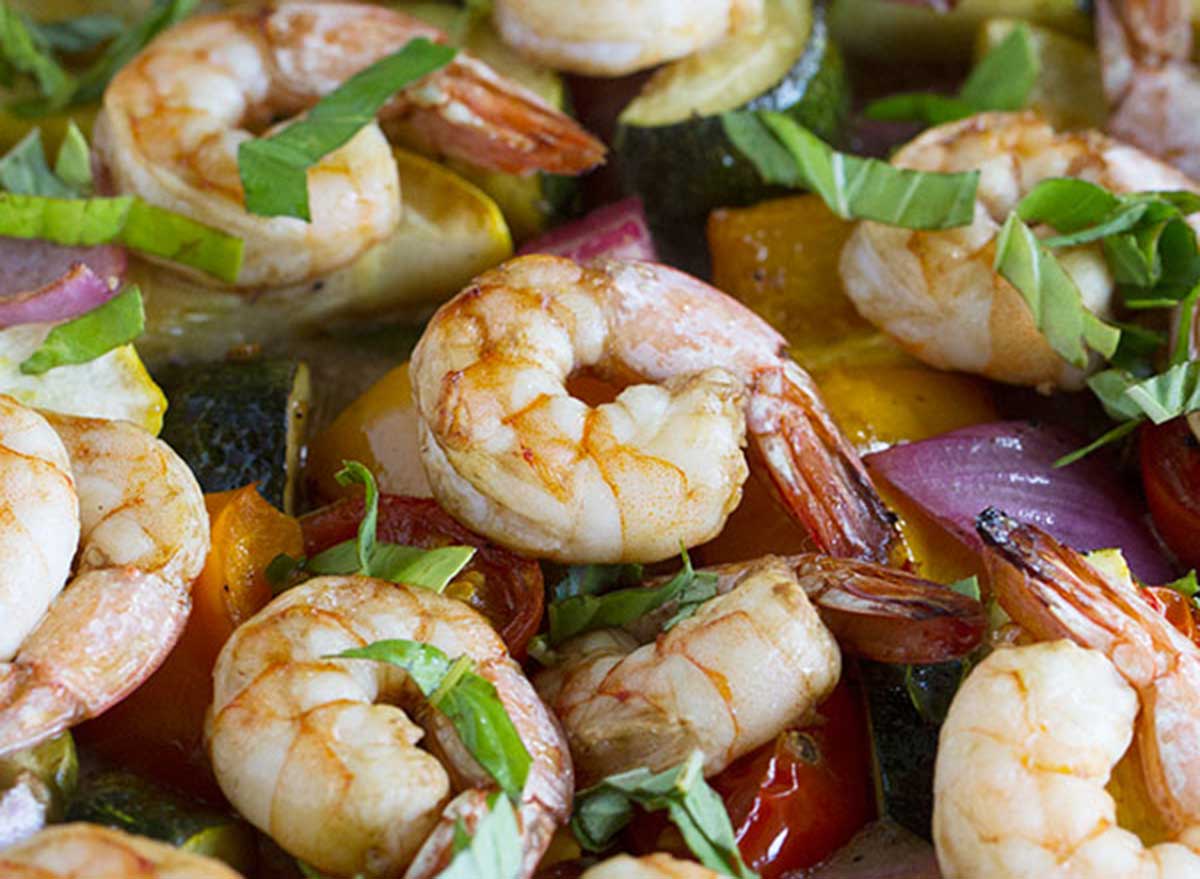 shrimp summer veggies