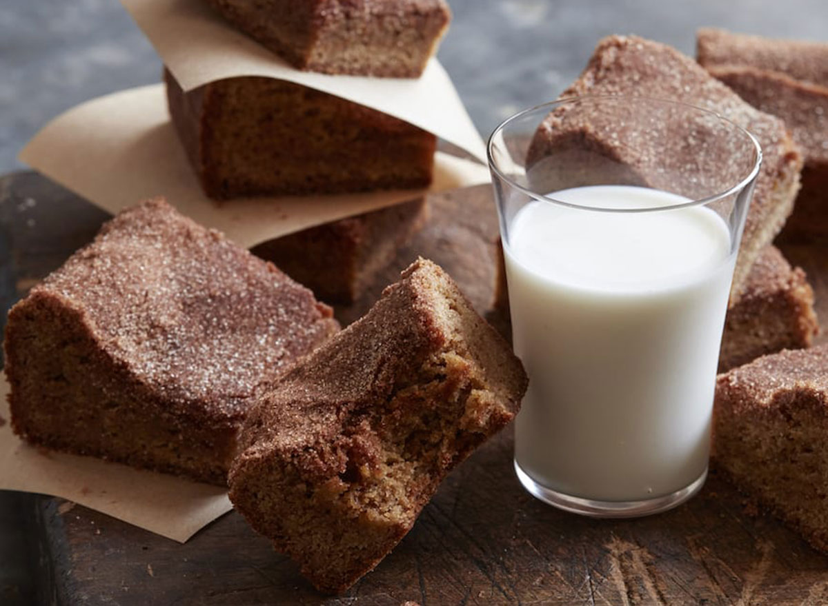 snickerdoodle brownie blondies