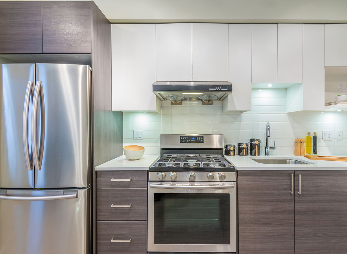 stainless steel appliances