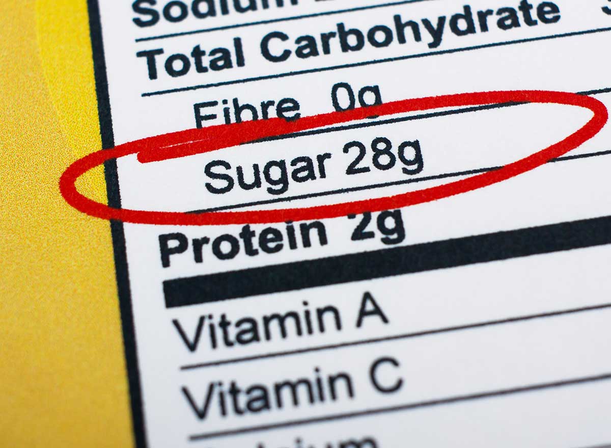 sugar ingredient list